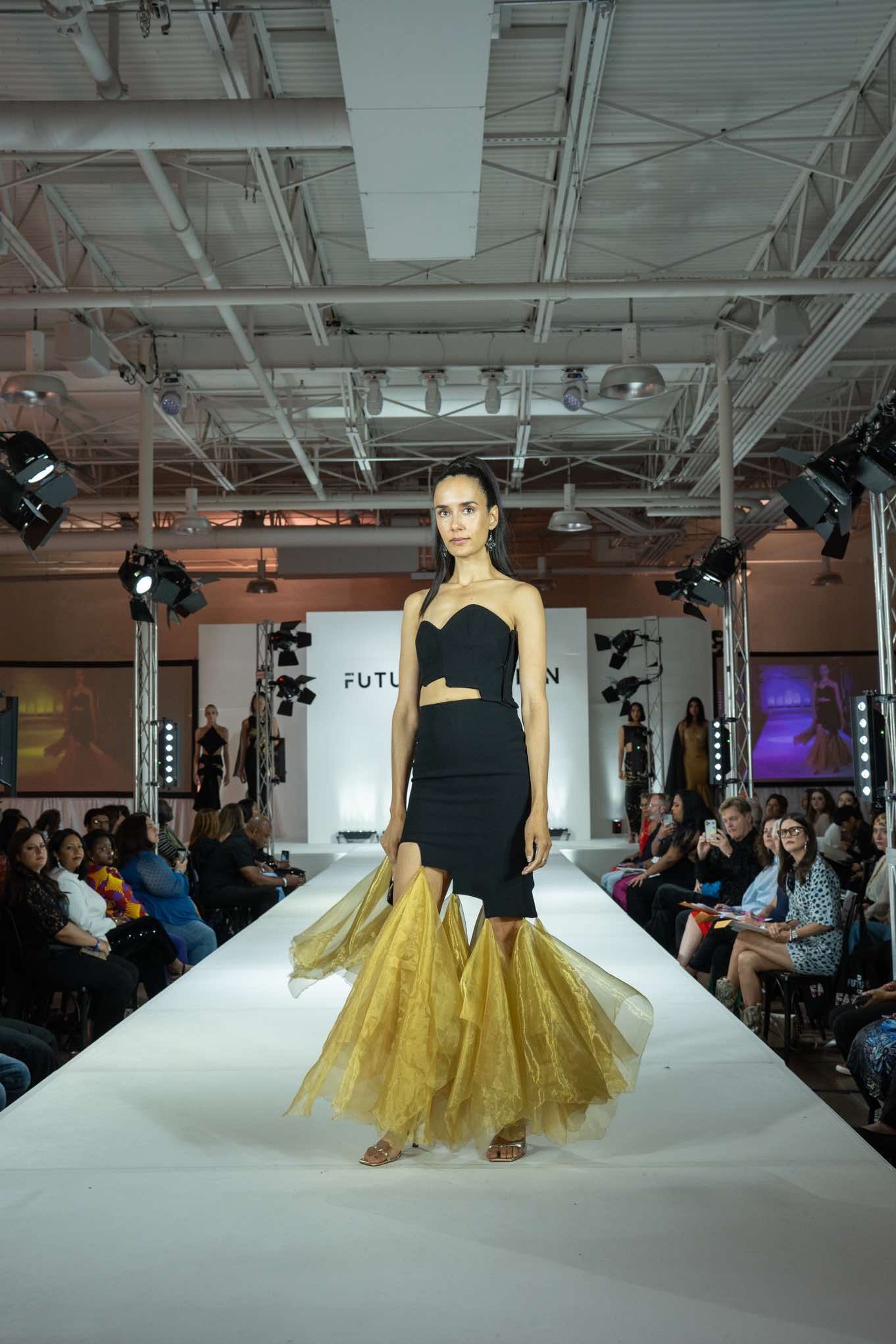 Black x Gold Dress